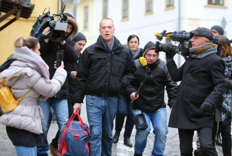 Tomislav Saucha nije htio odgovarati na pitanje novinara.