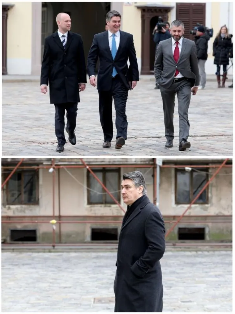 Milanović i Saucha prije dvije godine na Markovom trgu u odnosu na Milanovića danas