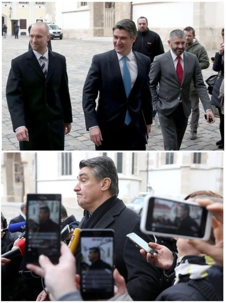 Dva prelaska Zorana Milanović preko Trga svetog Marka, 2015. kada je sa &scaron;efom kabineta Tomislavom Sauchom dolazio na sjednicu Vijeća za nacionalnu sigurnost i danas, kad je pred novinarima tvrdio da nema nikakve veze s aferom Dnevnice, zorno pokazuju promjene na biv&scaron;em premijeru koje se se dogodile u manje od dvije godine. Držanje, odijevanje, govor tijela pa i koji kilogram vi&scaron;e potpuna su promjena na nekad samouvjernenom predsjedniku stranke i Vlade.