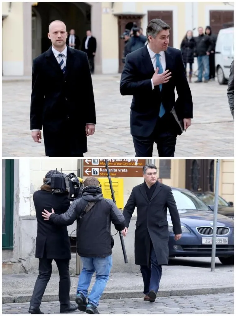 Dva prelaska Zorana Milanović preko Trga svetog Marka, 2015. kada je sa &scaron;efom kabineta Tomislavom Sauchom dolazio na sjednicu Vijeća za nacionalnu sigurnost i danas, kad je pred novinarima tvrdio da nema nikakve veze s aferom Dnevnice, zorno pokazuju promjene na biv&scaron;em premijeru koje se se dogodile u manje od dvije godine. Držanje, odijevanje, govor tijela pa i koji kilogram vi&scaron;e potpuna su promjena na nekad samouvjernenom predsjedniku stranke i Vlade.