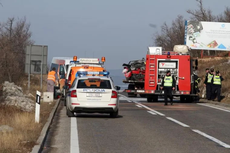 Stravična prometna nesreća na Jadranskoj magistrali