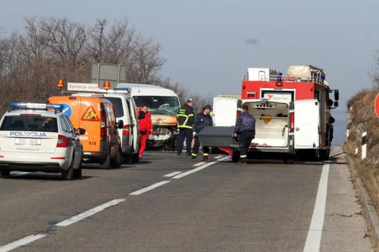 Stravična prometna nesreća na Jadranskoj magistrali