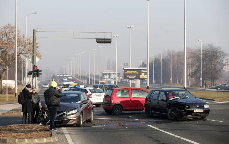 Prometna nesreća u Zagrebu