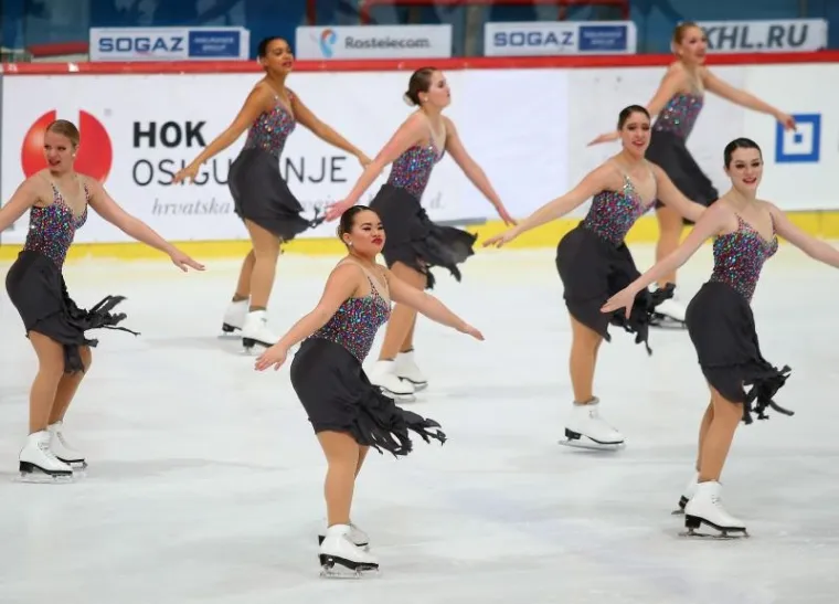 TROFEJ ZAGREBAČKIH PAHULJICA: Počelo međunarodno natjecanje u sinkroniziranom klizanju