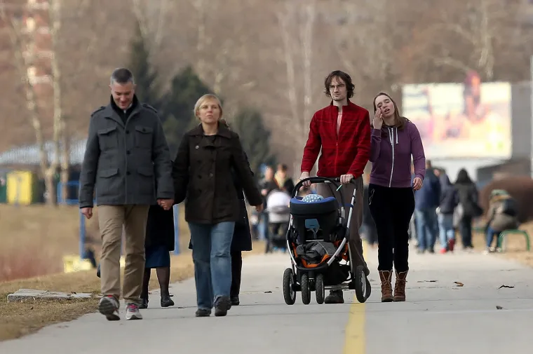 Zagrepčani uživali u sunčanom danu