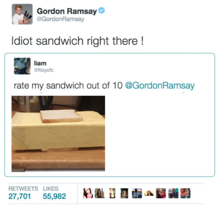 ŠALJU NAJBIZARNIJE SLIKE SLAVNOM KUHARU: Gordon Ramsay opleo po svojim obožavateljima na Twitteru