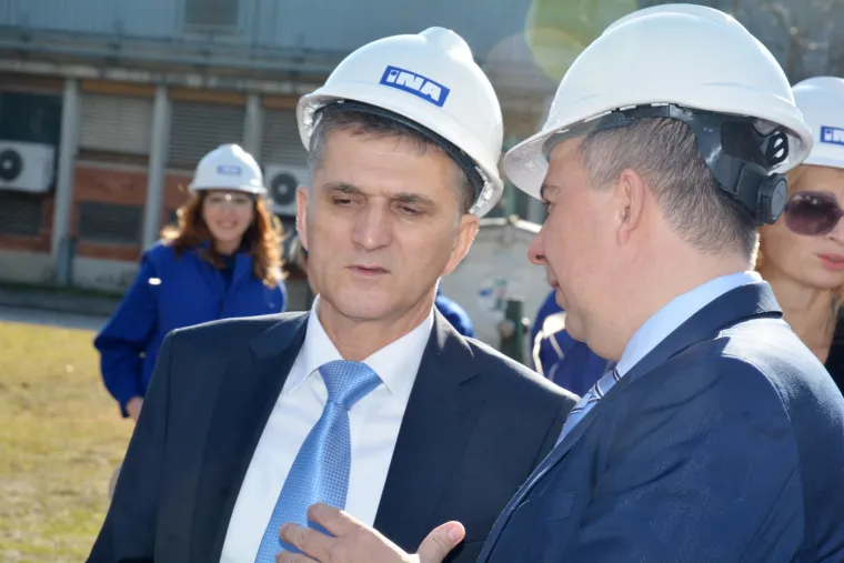 Plenković u obilasku rafinerije Sisak