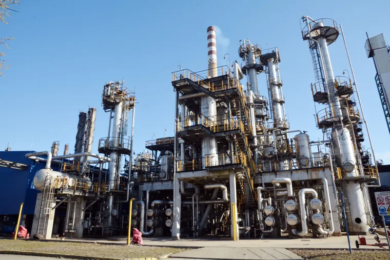 Plenković u obilasku rafinerije Sisak