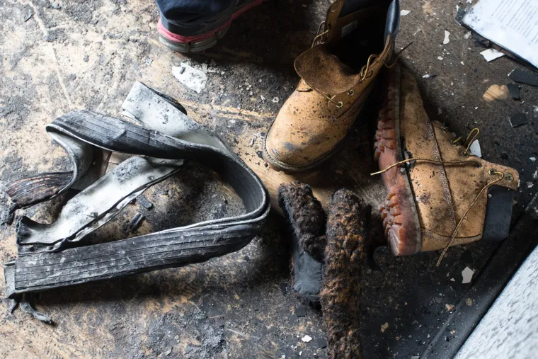 Tragovi požara u četvrtom paviljonu zgrade studentskog doma Cvjetno naselje