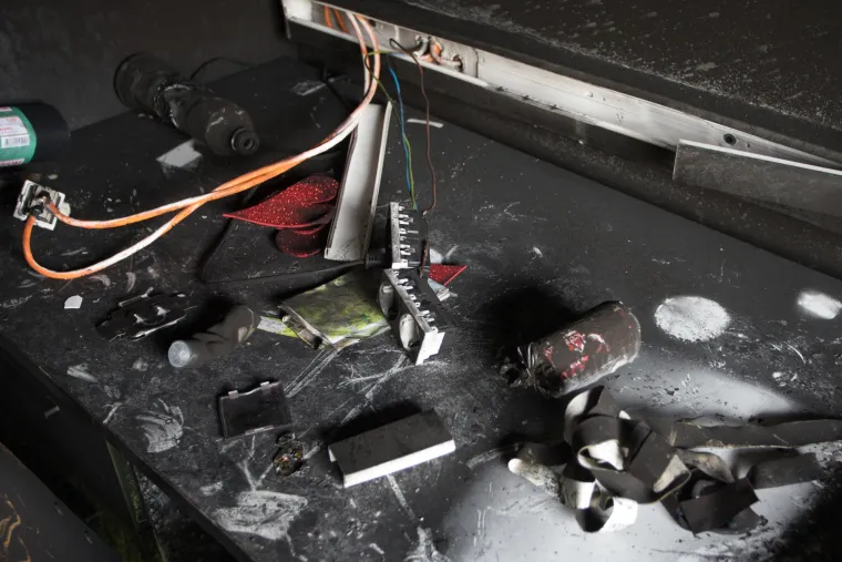 Tragovi požara u četvrtom paviljonu zgrade studentskog doma Cvjetno naselje