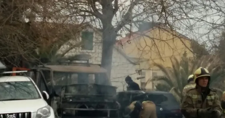 Izgorjelo vozilo u Splitu
