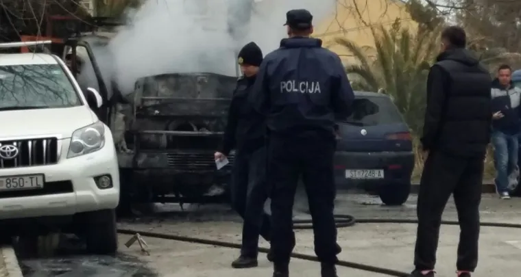 Izgorjelo vozilo u Splitu