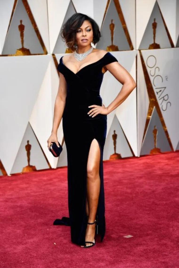 Taraji P. Henson nosila je prekrasnu crnu haljinu Alberte Ferretti