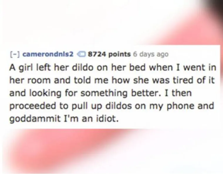 Jedna cura je ostavila vibrator na krevetu kad sam ušao u njezinu sobu i rekla da želi nešto bolje. Izvadio sam mobitel i krenuo tražiti bolje vibratore...