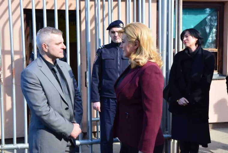 PRESJEDNICA U POŽEGI: Kolinda posjetila kaznionicu i zatvor