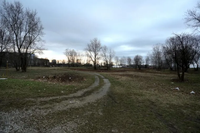 Lokacija na kojoj će se graditi crkva na Savici.