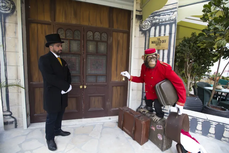 Banksy hotel Palestina