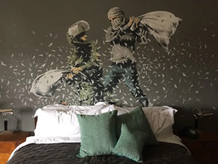 Banksy hotel Palestina