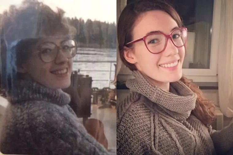 Roditelji i djeca mogu biti jako slični, što vrlo jasno pokazuju fotografije okupljene u nastavku. Riječ je o fotografijama roditelja i djece snimljenih u istoj dobi. Iako neki roditelji i djeca izgledaju kao blizanci, riječ je o fotografijama nastalim i s nekoliko desetljeća razmaka.