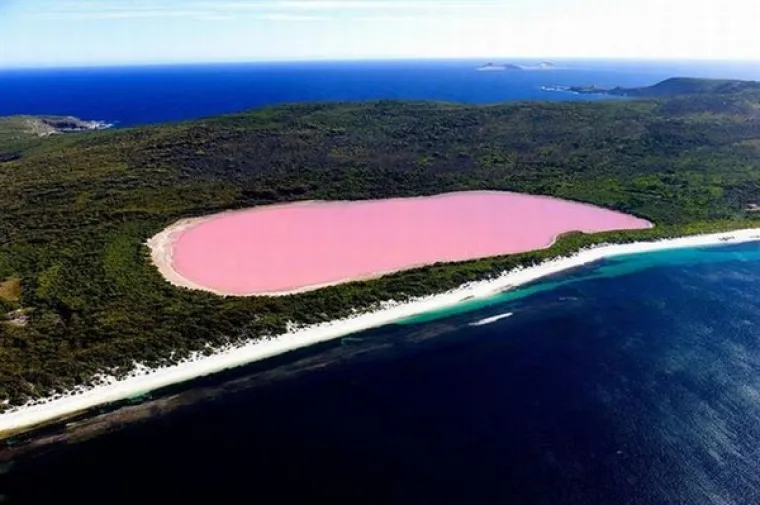 Jezero Hillier, Australija.