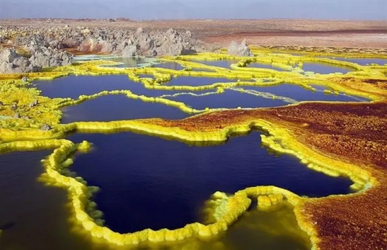 Dallol, Etiopija.