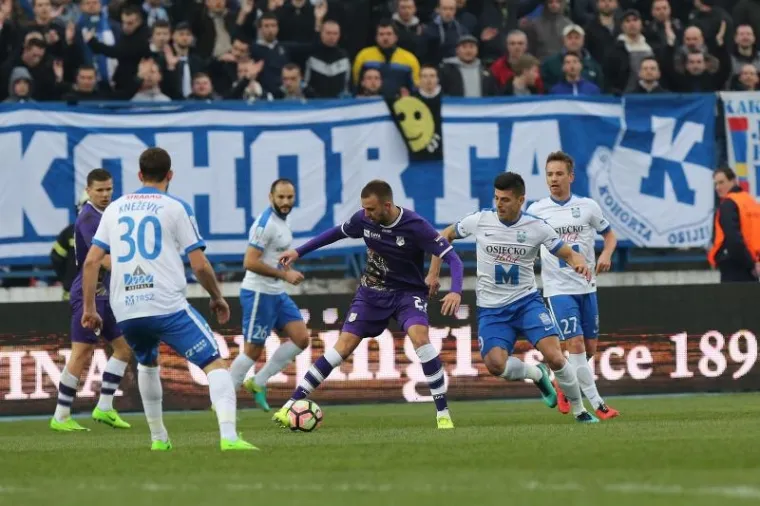 POLUFINALE HRVATSKOG KUPA: Gotovo pet tisuća navijača pratilo bitku Osijeka i Rijeke