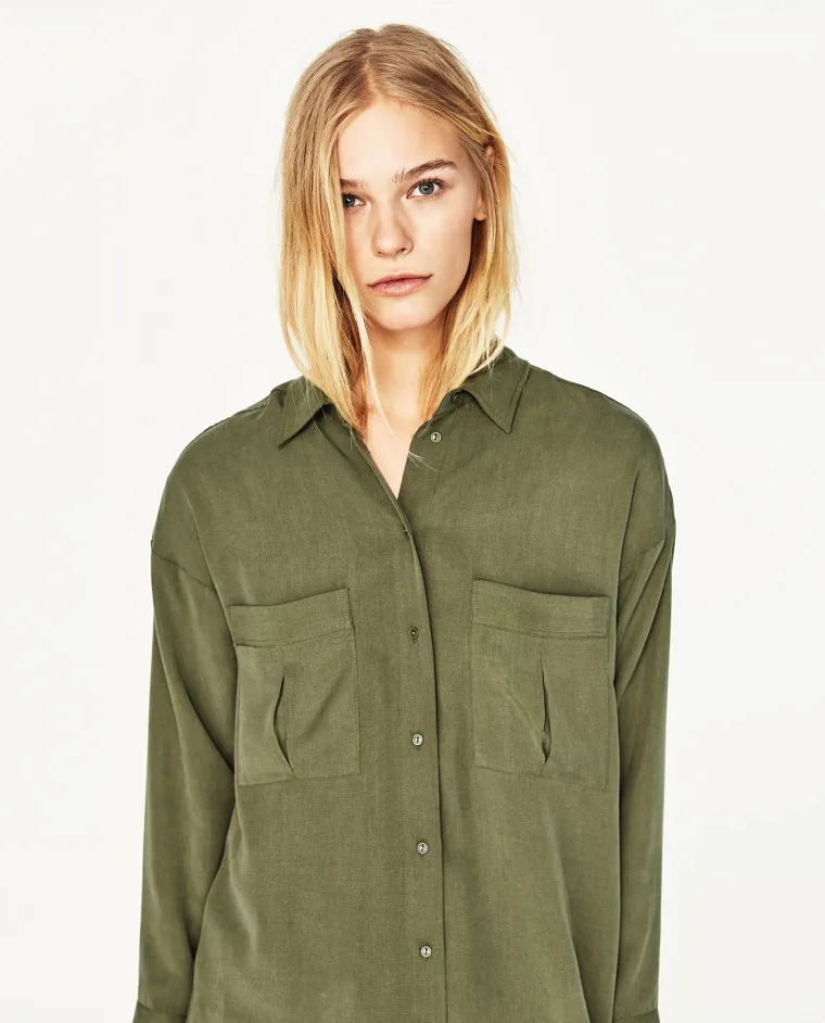 Košulja vojničkog stila, Zara, 229,90 kuna