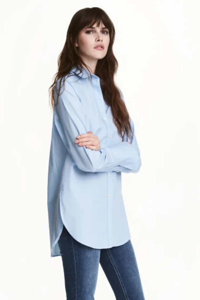 Široka plava košulja, H&amp;M, 149,00 kuna