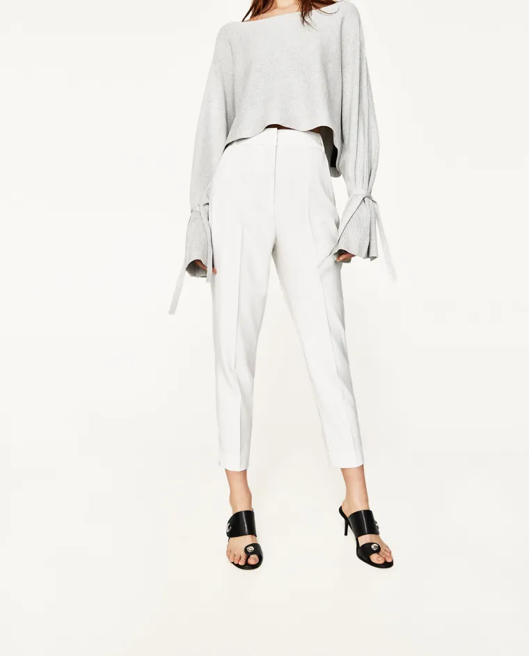 Prljavo bijele hlače, Zara, 229,90 kuna