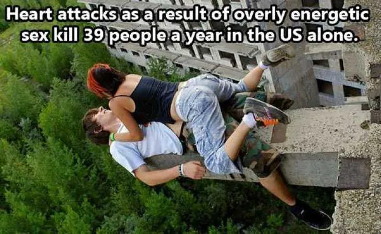 39 Amera godi&scaron;nje umre od infarkta uzrokovanog žestokim seksom.
