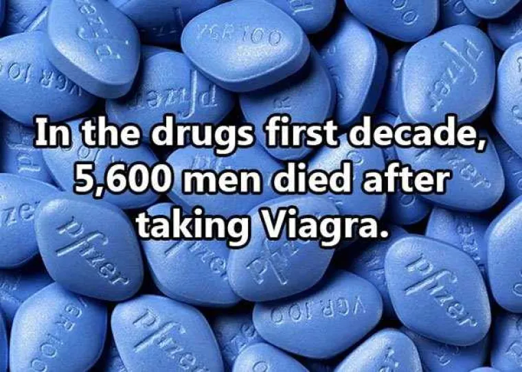U prvih deset godina postojanja, Viagra je ubila 5.600 mu&scaron;karaca.