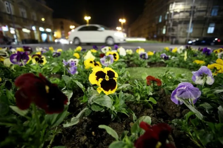 Zagrebački gradonačelnik Milan Bandić sa suradnicima je u ponedjeljak otvorio novouređeni sjeverni dio Britanskog trga.