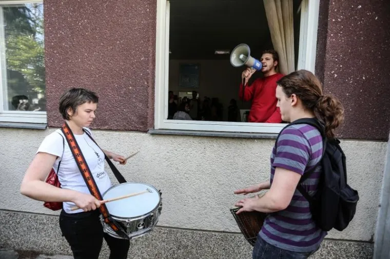 Studenti pokrenuli blokadu nastave na Hrvatskim studijima