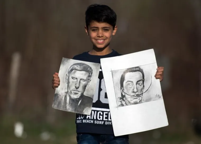 UPOZNAJTE FARHADA, DJEČAKA KOJEG ZOVU 'MALI PICASSO': Mjesecima je zaglavljen u Srbiji, a za to vrijeme olovkom izvodi čaroliju