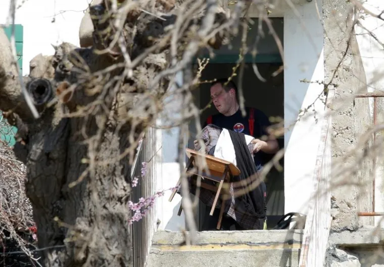 Policija obavlja očevid.