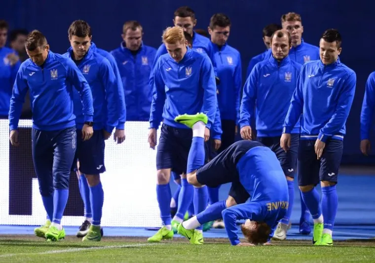 UKRAJINCI ISTRČALI NA MAKSIMIR: Pogledajte kako je izgledao njihov trening uoči sraza s Hrvatskom