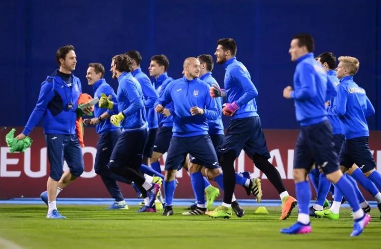 UKRAJINCI ISTRČALI NA MAKSIMIR: Pogledajte kako je izgledao njihov trening uoči sraza s Hrvatskom