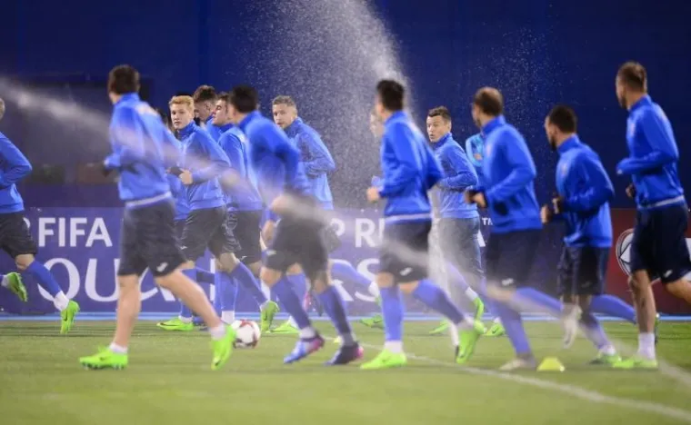 UKRAJINCI ISTRČALI NA MAKSIMIR: Pogledajte kako je izgledao njihov trening uoči sraza s Hrvatskom