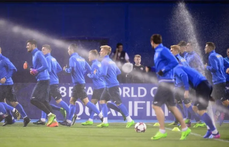 UKRAJINCI ISTRČALI NA MAKSIMIR: Pogledajte kako je izgledao njihov trening uoči sraza s Hrvatskom