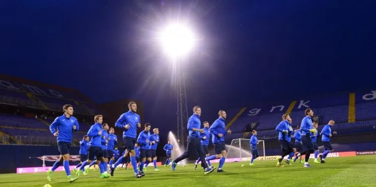 UKRAJINCI ISTRČALI NA MAKSIMIR: Pogledajte kako je izgledao njihov trening uoči sraza s Hrvatskom