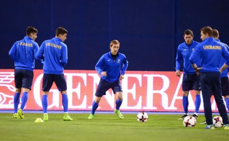 UKRAJINCI ISTRČALI NA MAKSIMIR: Pogledajte kako je izgledao njihov trening uoči sraza s Hrvatskom