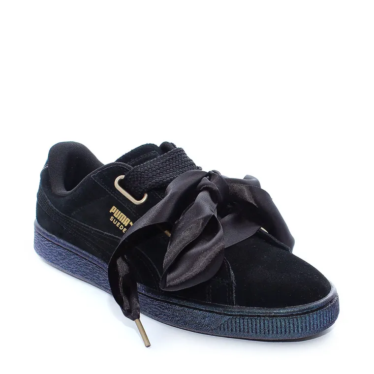 Crne tenisice PUMA Suede Heart Satin, ShoeBeDo, 693,00 kune