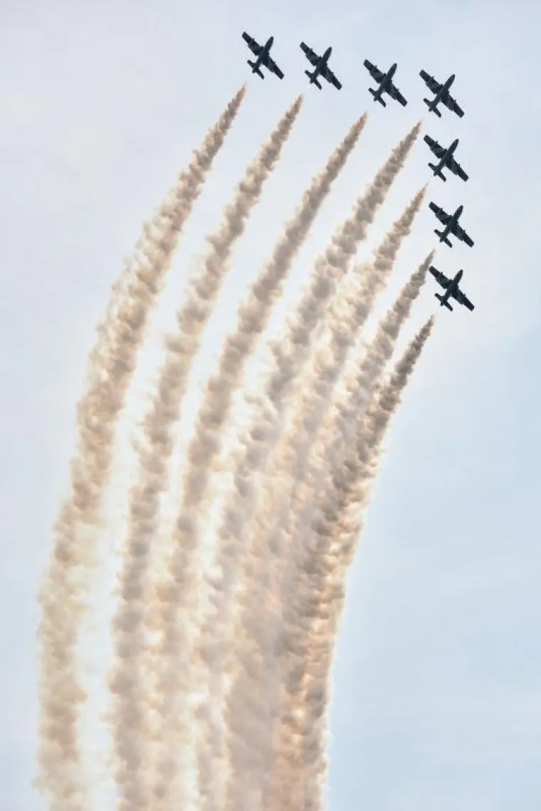 SPEKTAKL NA ZADARSKOM NEBU: Pogledajte akrobacije talijanskih pilota