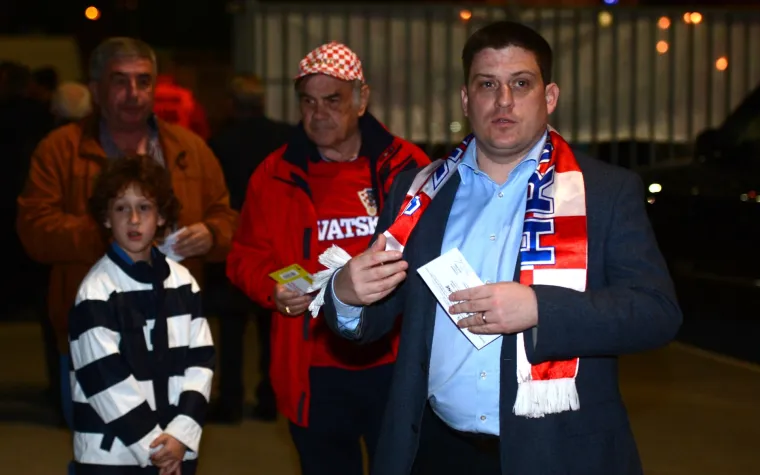 Poznati na utakmici Hrvatska - Ukrajina