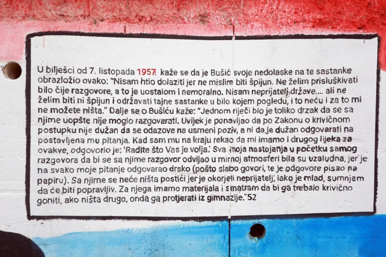 Torcidini crtači dio zida u Vukovarskoj posvetili Radiću, B. Bu&scaron;iću, Bare&scaron;iću i Z. Bu&scaron;iću