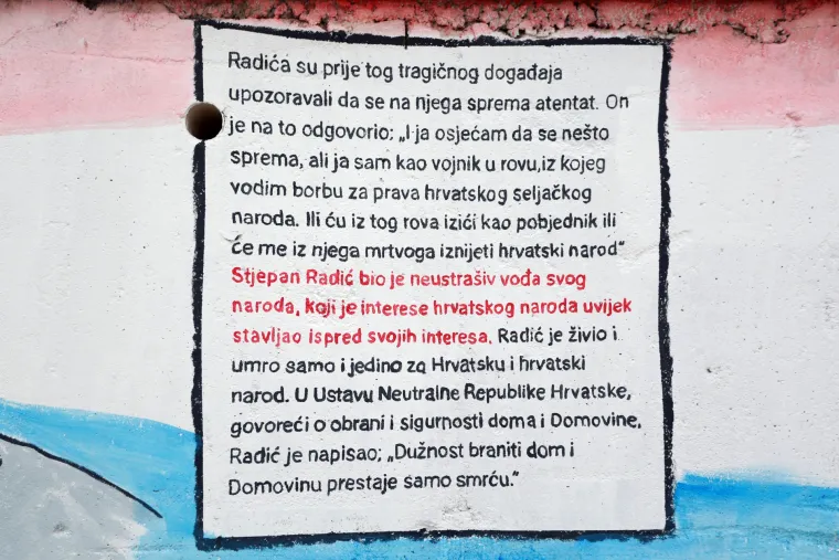 Torcidini crtači dio zida u Vukovarskoj posvetili Radiću, B. Bu&scaron;iću, Bare&scaron;iću i Z. Bu&scaron;iću