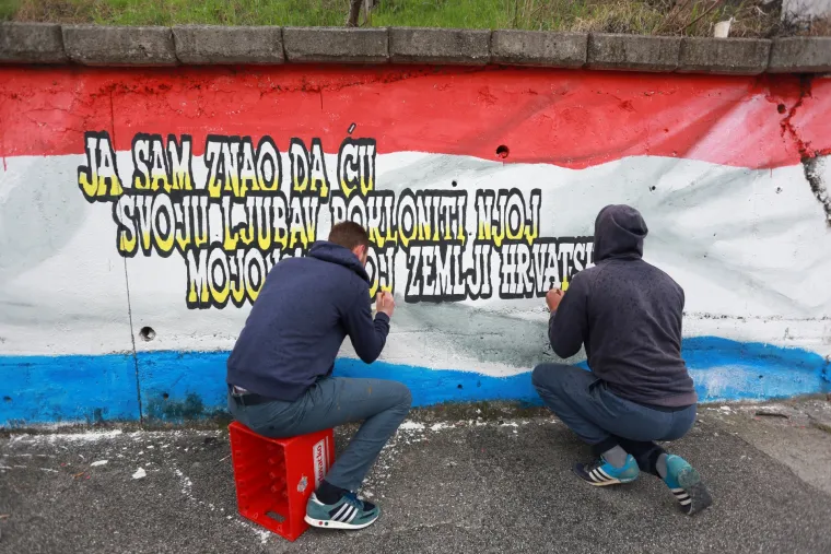 Torcidini crtači dio zida u Vukovarskoj posvetili Radiću, B. Bu&scaron;iću, Bare&scaron;iću i Z. Bu&scaron;iću