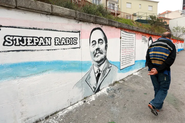 Torcidini crtači dio zida u Vukovarskoj posvetili Radiću, B. Bu&scaron;iću, Bare&scaron;iću i Z. Bu&scaron;iću