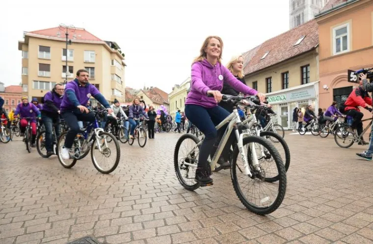 U Zagrebu se održala 3. biciklijada 'Bicikliraj za epilepsiju' povodom Ljubičastog dana