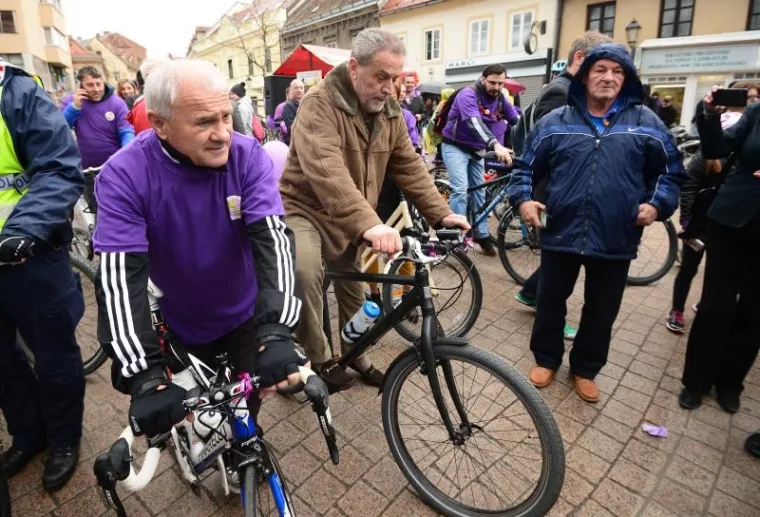 U Zagrebu se održala 3. biciklijada 'Bicikliraj za epilepsiju' povodom Ljubičastog dana